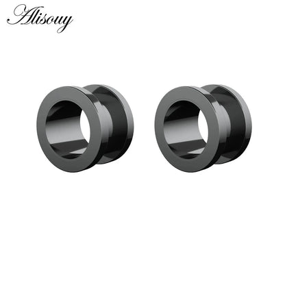 2Pcs/lot Fake Cheater Acrylic Ear Plugs And Tunnels Ear Expander Stretchers Kit Ear Tragus Piercing Set Body Jewelry 9 Sizes Good Vibrations Adult Super Store