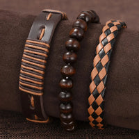 New Hip Hop Mens Fashion Watches Luxury Male Clock Wristwatch Sport MensWrist Watch Bracelet Set Relogio Masculino Good Vibrations