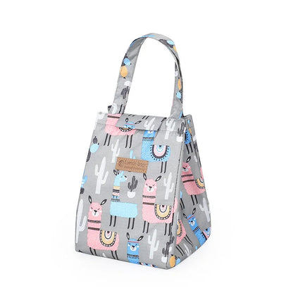 Fashion Insulated Lunch Bags For Men Women Breakfast Box Organizer Waterproof Camping Food Drink Cooler Bag Picnic Travel Good Vibrations