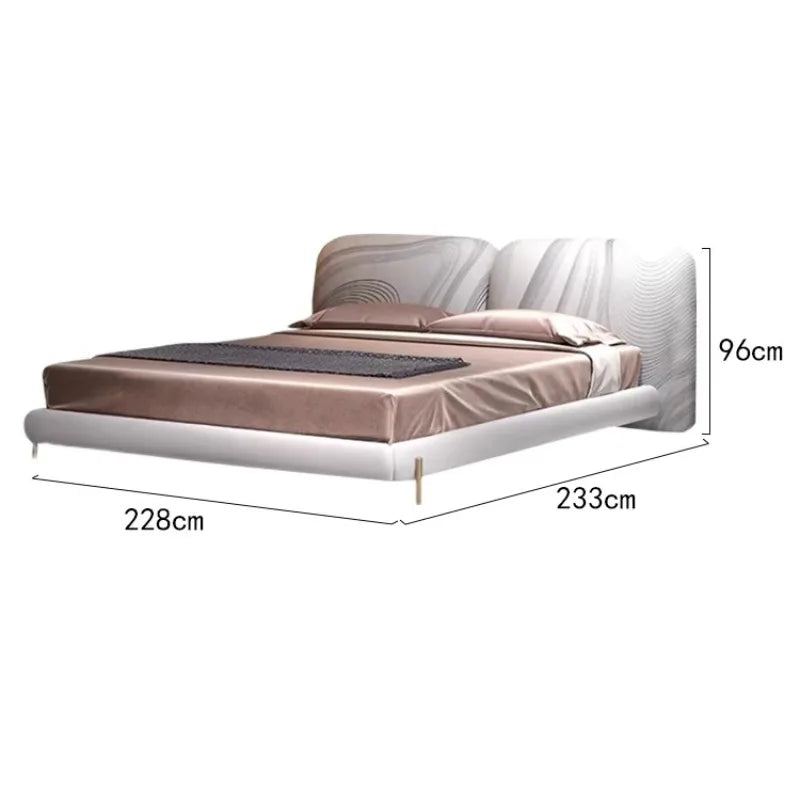 King Kids Bed Japanese Luxury Headboards Frame Bed Dressers Sleeping Muebles Para El Hogar Bedroom Furniture Accessories Good Vibrations