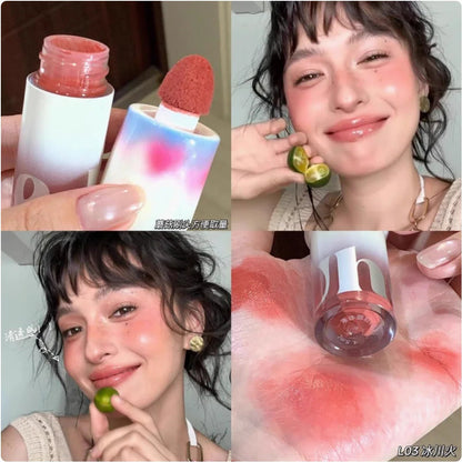 UHUE Blush Liquid Blush Light And Skin-Friendly Multi-Purpose Lips And Cheeks Long-Lasting Delicate Color Makeup Cosmetics Good Vibrations