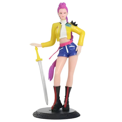 Kpop Demon Hunter Figura Rumi Mira Zoey Anime Model Collectible Statues Toys Decorative Items for Fans Good Vibrations