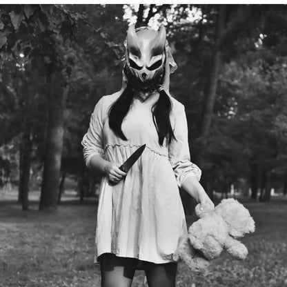 2025 Halloween Mask New Halloween Cosplay Mask Face Rubber Slaughter To Kid Of Darkness Mask Mascaras De LáTex أزياء مخيفة Good Vibrations