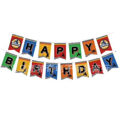Motorcycle/Dirt Bike Birthday Party Decor Good Vibrations