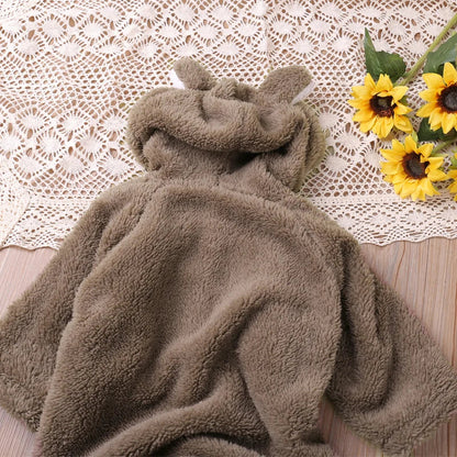 Humor Bear Autumn Cartoon Style Winter Long Sleeve Baby Boys Girls Rompers Toddler Kids Playsuit Jumpsuits Baby Clothes Good Vibrations