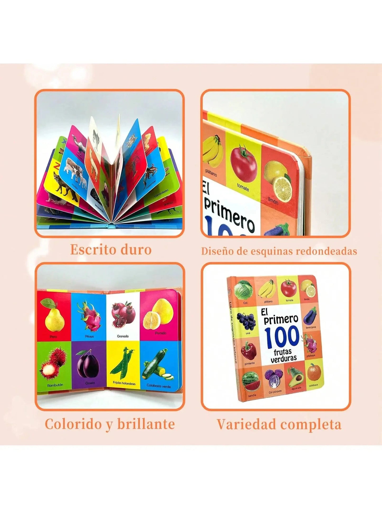 Children's Arabic Enlightenment Cognitive Book: Digital Fruits and Animals, Joyful Enlightenment Journey Good Vibrations