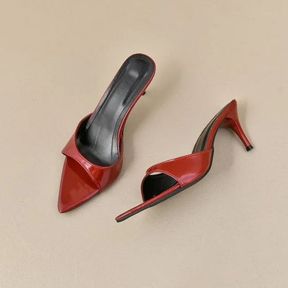 Women's High Heels Summer Slippers Women Sandals Fashion Classic Pointy Open Toe Stiletto Heels Sexy 2026 High-heeled Slippers Good Vibrations