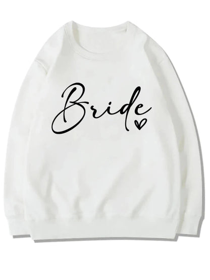 Bride & Team Bride Bridesmaid Sweatshirt Bridesmaid Proposal Maid of Honor Engagement Pullover Bride Sweater Bridesmaid Gifts Good Vibrations