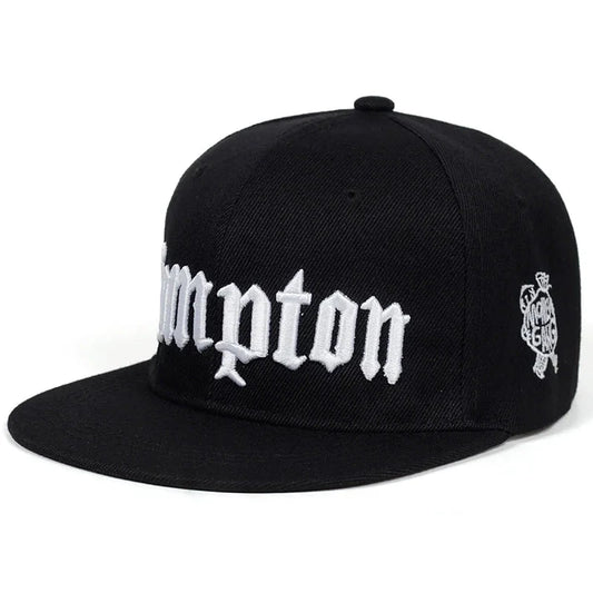 New COMPTON Embroidery Baseball Cap Hip Hop Snapback Caps Flat Fashion Sport Hat for Unisex Adjustable Dad Hats Good Vibrations