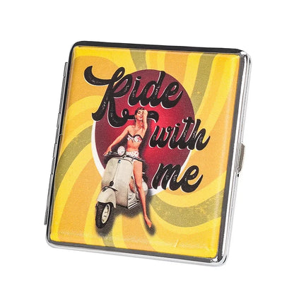 Fashion Cigarette Case 20 Pack Portable Leather Cigarette Holder Creative Personality Coarse Cigarette Storage Box Good Vibrations Adult Super Store