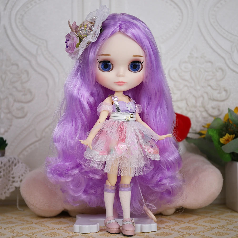ICY DBS blyth doll 1/6 bjd toy joint body white skin shiny & matte face 30cm on sale special price toy gift anime doll Good Vibrations