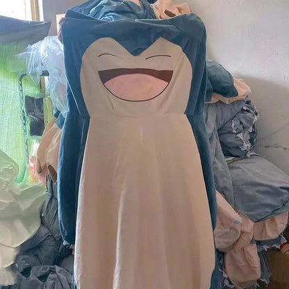 200/150cm Aoger Giant Snorlax Plush Toys Kawaii Soft Snorlax Leather Shell Plushie NO Filling Pillow Gifts For Children Pokemon Good Vibrations Adult Super Store