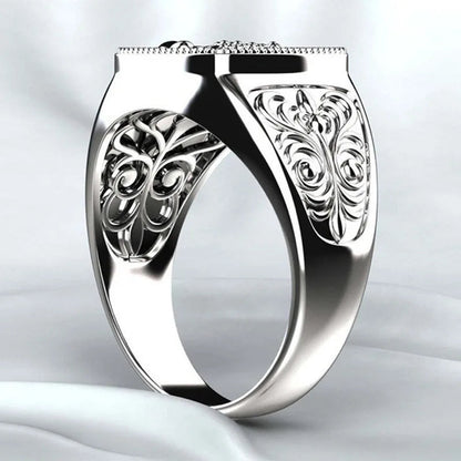 925 Sterling Silver Men Rings High Quality for Men Temperament Banquet Wedding Jewelry Anniversary Party Gifts Good Vibrations