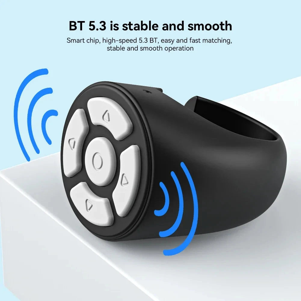 Scrolling Ring Wireless Finger Shutter Remote Control Page TurnerMobile Phone Controller Bluetoothcompatible For Home Travel Car Good Vibrations Adult Super Store
