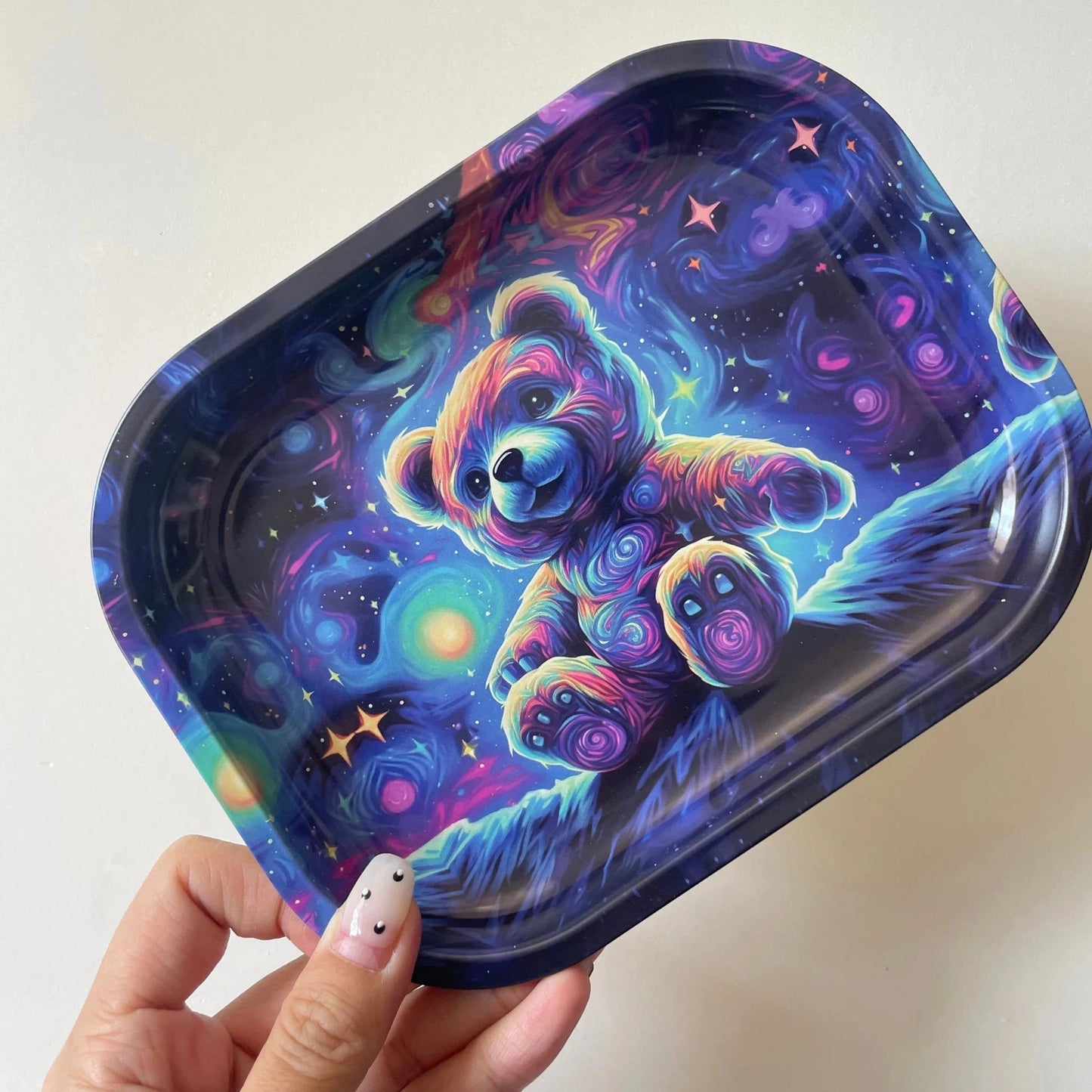 7x5.5inch Rolling Tray Tobacco Smoke Accessories Good Vibrations
