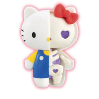 Sanrio Half skeleton Blind Box HelloKitty Kuromi Melody Cartoon Character Figures Dolls Cinnamoroll Cute Model Collection Toy Good Vibrations