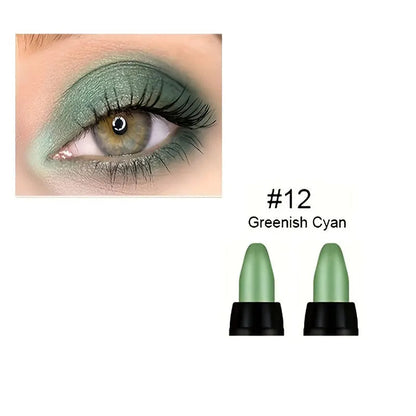 16 Colors Pearlescent Eyeliner, Color Glitter Waterproof Long-Lasting Eye Makeup Non-smudge Eyeliner Good Vibrations