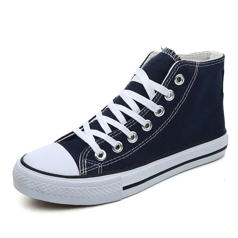 New Men and Women with The Same New Flat 2024 Comfortable Anti-slip Wear Casual Walking Breathable Vulcanized Canvas Shoes Good Vibrations
