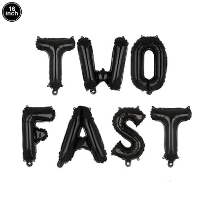 Race Car Party Tableware Plates Napkins Cup Two Fast Birthday Party Supplies Boys Racing Themed Two Years Old Party Decorations Good Vibrations