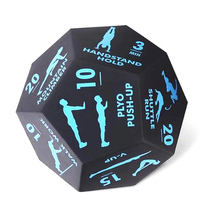 Fitness Game Dice PU Foam 12 Sides Rounded Numbers DiceEnjoy New Exercise Methods Anywhere Add Surprise Fun To Fitness Routine Good Vibrations