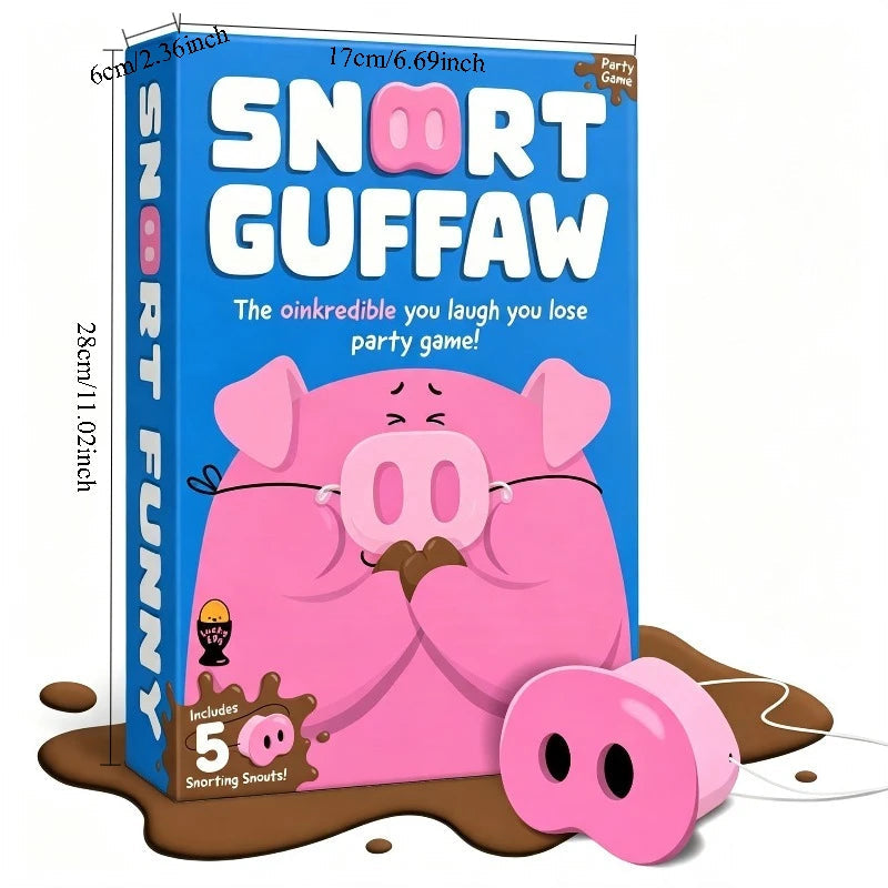 The New SNORT GUFFAW  Party Game, Smiling Means You Lose. Good Vibrations