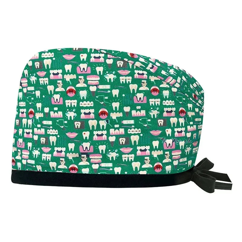 Wholesale Prices Anesthetist Clinical Hats Men's Pet Hospital Surgical Cap Nurse Surgical Cap Doctor Dentist Pharmacy Scrubs Hat Good Vibrations