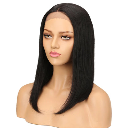 Sleek Lace Human Hair Wigs For Women Straight Bob Brazilian Hair Wigs Long Brown Red Colored T Part Lace Wigs Real Woman Wigs Good Vibrations
