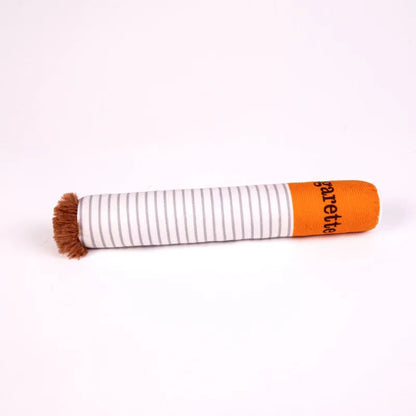 Cigarettes Dog Toy Imitation Cigar Chew Toy Interactive Plush Dog Chew Toy Funny Stuffed Dog Toys Novelty for Chewing Teething Good Vibrations