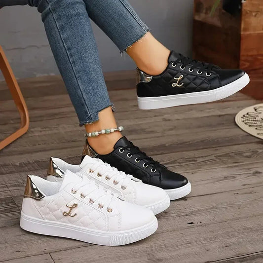 Women Sneakers 2024 Summer Fashion Breathable Shoes Woman Soft Sole Walking Sneakers Casual Women Sneaker White Sneakers Women Good Vibrations
