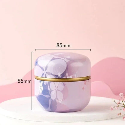 Tea Caddy Tea Box Containers Candle Cans Coffee Candy Snacks Small Tin Mini Portable Storage Boxes Sealed Jars Packaging Teaware Good Vibrations