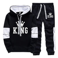 King Printing Mens Tracksuit Single Piece Sweatshirts Sweatpants Casual Hoodie Pants Outdoors Mens Clothing Hot Sales Streetwear Good Vibrations