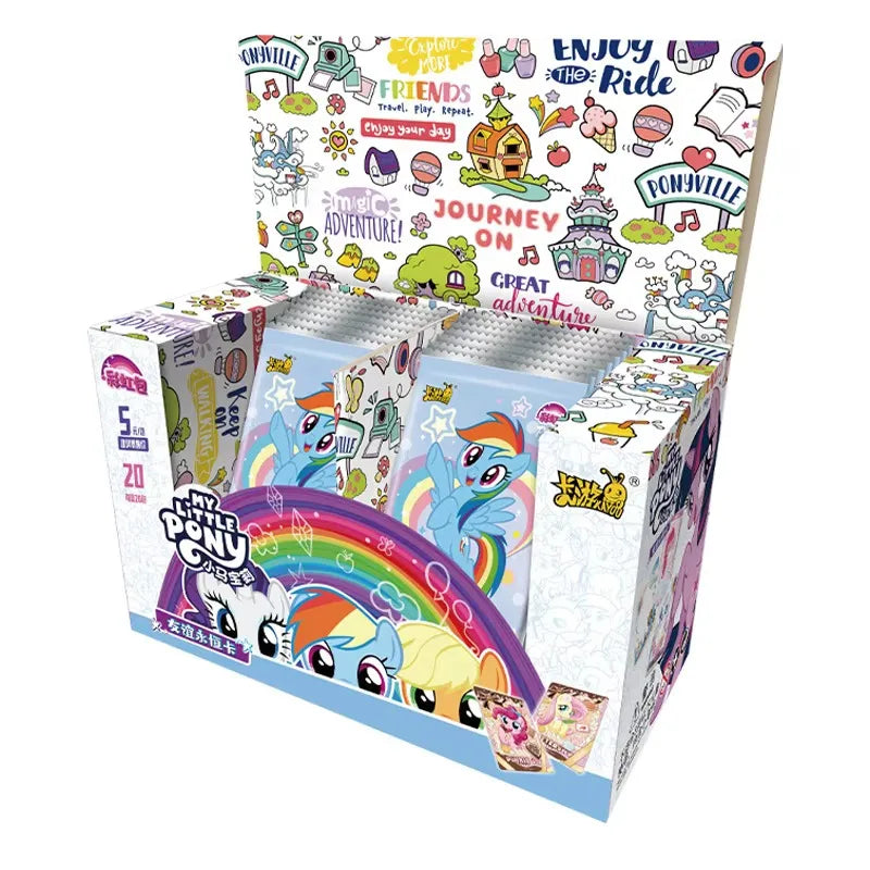 KAYOU Genuine My Little Pony Card Cute Funny Party Friendship Eternal Cards SGR Princess Anime Game Collectible Cards Toys Gifts Good Vibrations