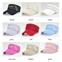 Women Hats Sunscreen Baseball Cap Outdoor Sport Leisure Sun Protection Breathable Sunshade Hat Sun Hats Ponytail Hat Good Vibrations