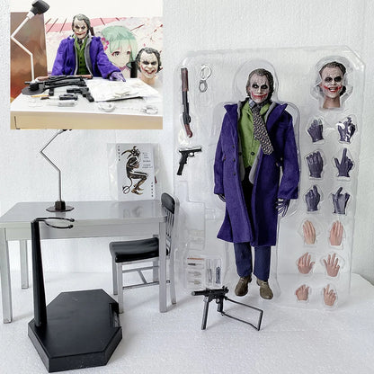 HC Hot Toys Joker Figure The Comedian Play Arts The Dark Knight  1/6 Articulated Joints Collectible Toy 30CM Good Vibrations