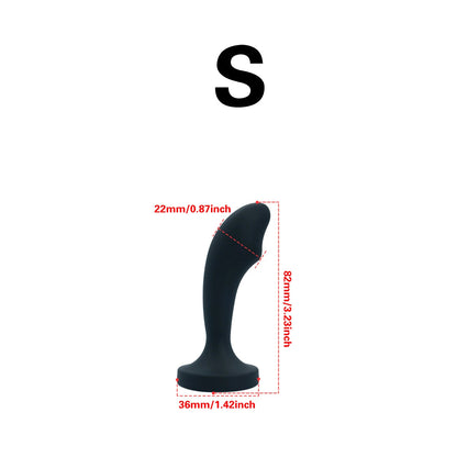 Silicone Anal Plug Gem Base Butt Plug Anal Masturbation Stimulator Anal Massage Dilatancy Toys G-point Massage Adult Sex Toys Good Vibrations Adult Super Store