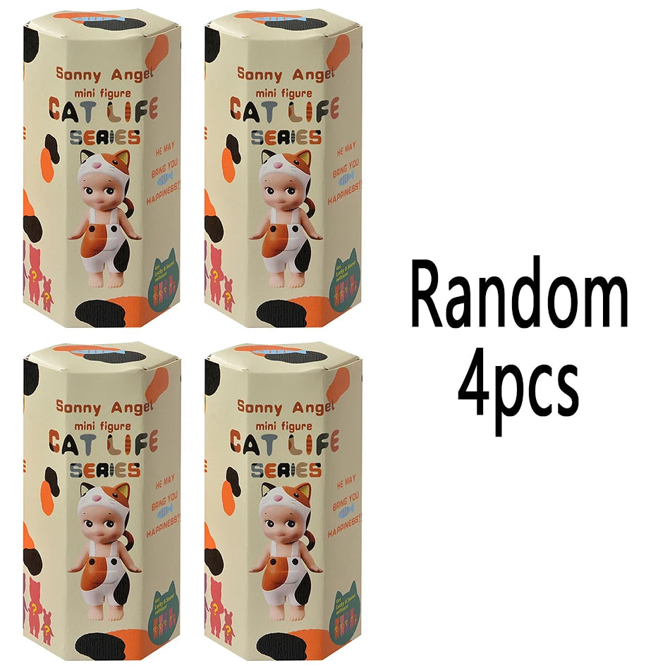 1/4/6/9PCS Random Blind Box Sonny Angel Life Action Figures Toys Dolls Fans Children Gifts Good Vibrations