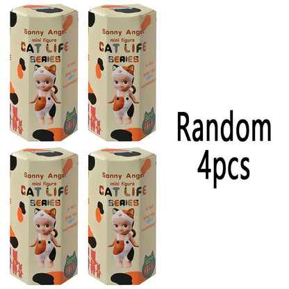 1/4/6/9PCS Random Blind Box Sonny Angel Life Action Figures Toys Dolls Fans Children Gifts Good Vibrations