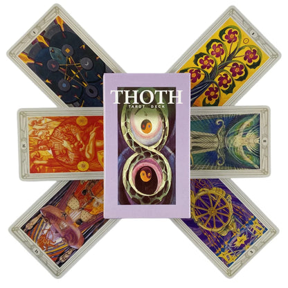 Thoth Tarot Cards A 78 Deck Oracle English Divination Edition Board Playing Games Good Vibrations
