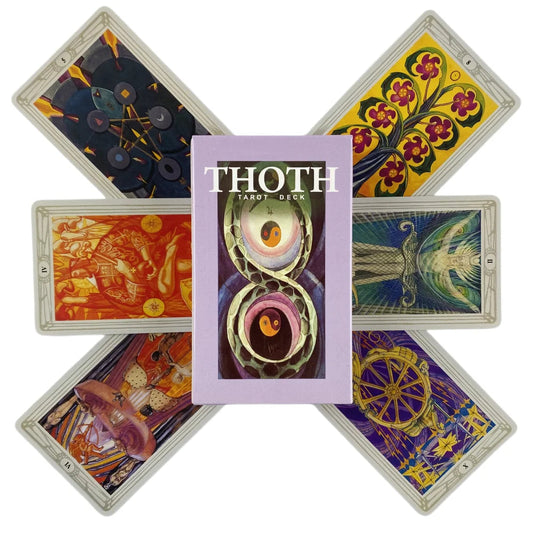 Thoth Tarot Cards A 78 Deck Oracle English Divination Edition Board Playing Games Good Vibrations