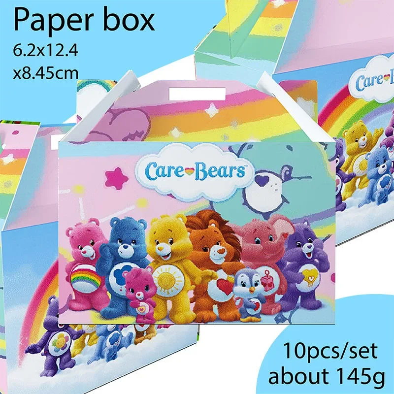 rainbow bears birthday decoration angle disposable tableware cup plate tablecloth baby shower kids girls boy party supplies Good Vibrations
