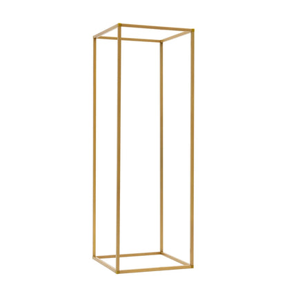 10Pcs 80cm Geometric Metal Stands Flower Vase Holders Wedding Party Centerpiece Good Vibrations