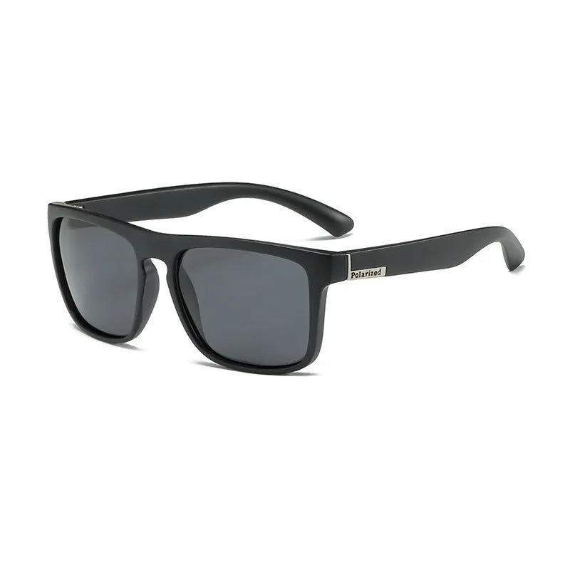 Fashion Square Vintage Polarized Sunglasses Men Women Retro Driving Fishing Luxury Brand Designer Sun Glasses UV400 Eyewear Очки Good Vibrations