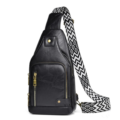 New Shoulder Bag Man  Casual Chest Business Male MultiFunctional Women Backpack Cycling Sports Rucksack Men's Handbag Crossbody Good Vibrations