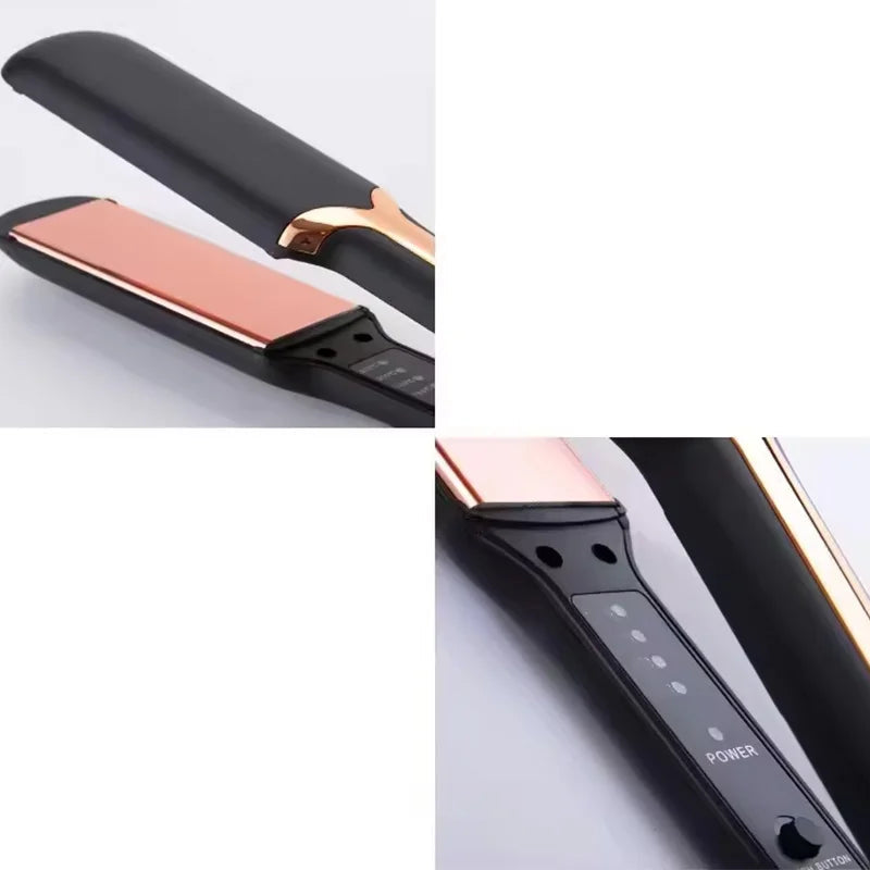 Professional ladies hair straightener portable small electric splint straight styling tool hair straightener and curler 2 in 1 Good Vibrations