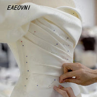 2025 Newest Luxury Niche Design Satin Off The Shoulder Bridal DressHigh-Grade Fabrics Perfect Luxury Court Train Vestidosdenovia Good Vibrations