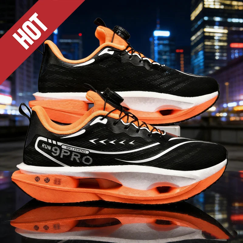 Running Shoes Carbon Board Speciality Marathon Men Sports Breathable Lightweight Women's Comfortable Athletic Nonskid Sneakers Good Vibrations