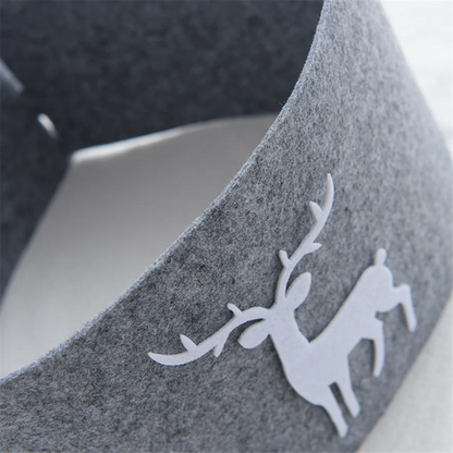 Tree Stand Christmas Tree Collar Skirt Mat Tree Foot Cover for Under Christmas Trees Decoration Christmas Tree Collar Good Vibrations