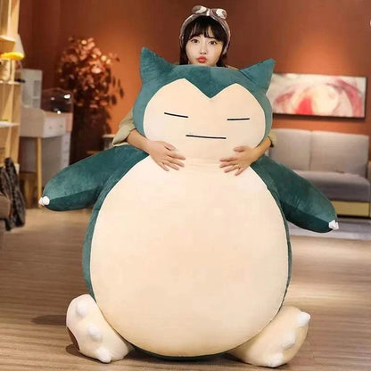 200/150cm Aoger Giant Snorlax Plush Toys Kawaii Soft Snorlax Leather Shell Plushie NO Filling Pillow Gifts For Children Pokemon Good Vibrations Adult Super Store