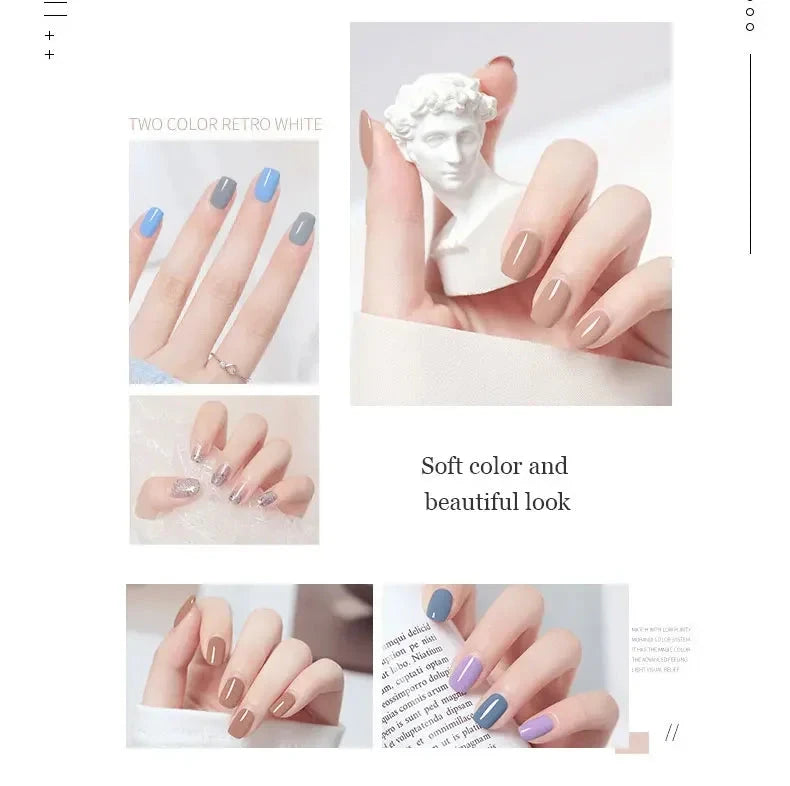 Air Dry Nail Gel Polish No Need Lamp 10 ML semi-permanent enamels for nails Nail art accesorries Manicure stamping Good Vibrations