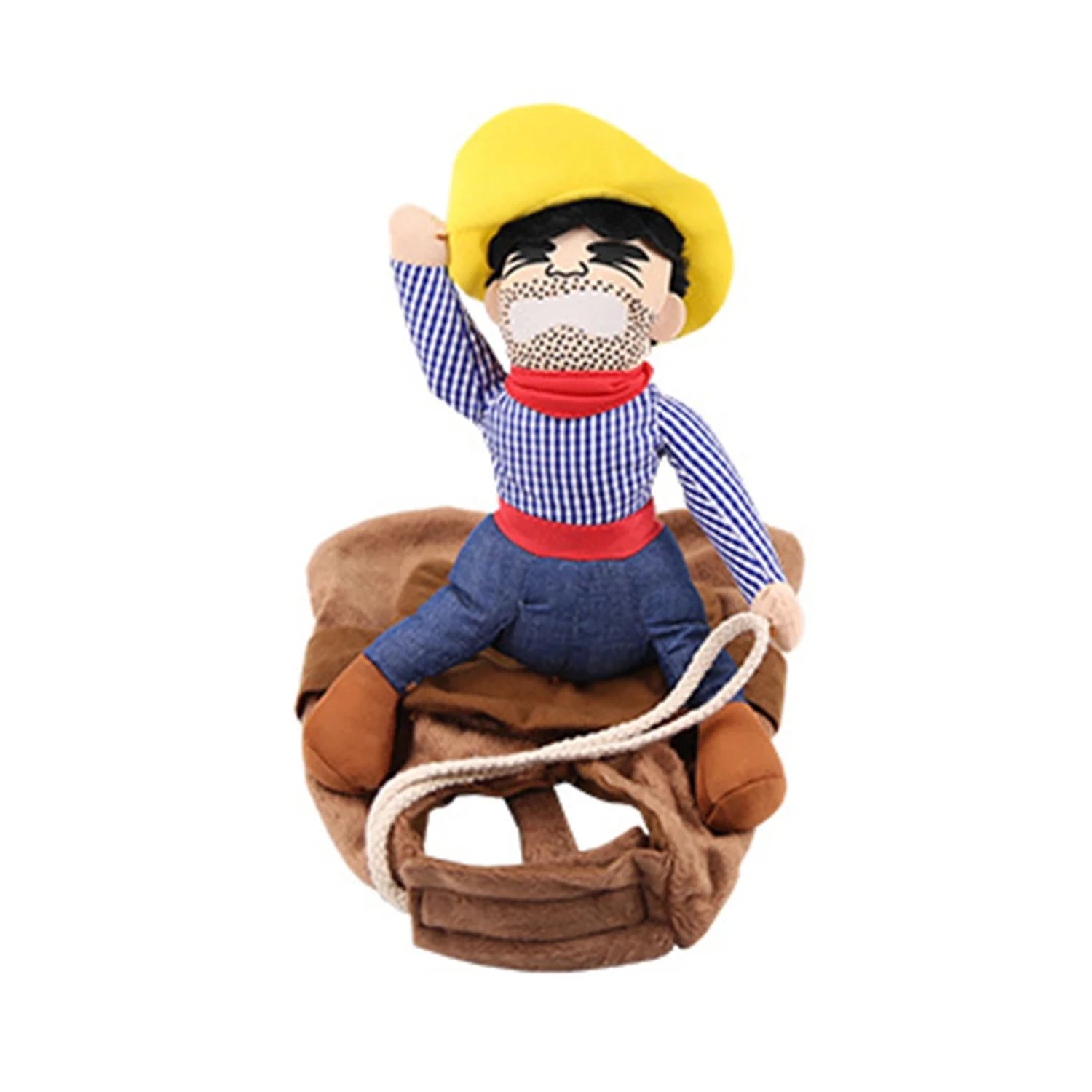 Pet Cowboy Costume Halloween Funny Role Play Creative Dachshund Chihuahua Pug Bulldog Kitten Puppy Pet Novelty Party Costume Good Vibrations
